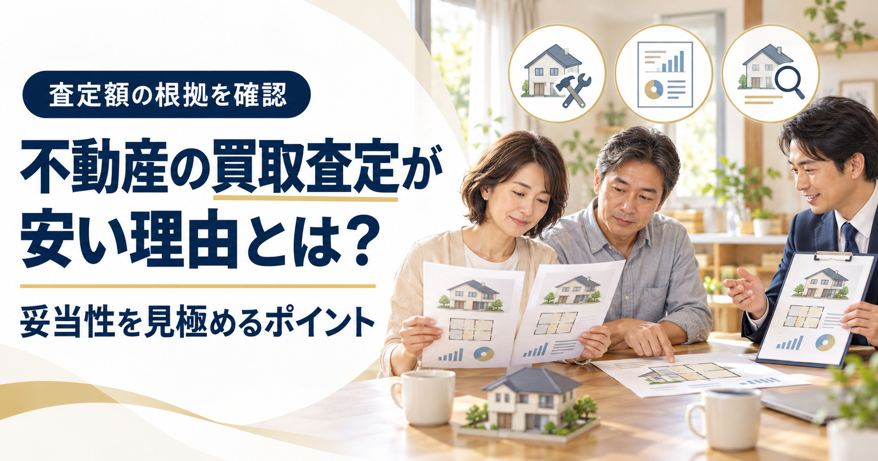 不動産の買取査定が安い理由とは？妥当性を見極めるポイントを解...の画像
