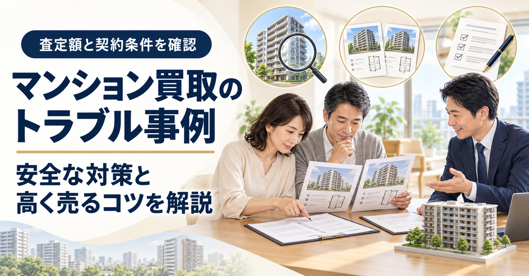 マンション買取のトラブル事例？安全な対策と高く売るコツを解説...の画像