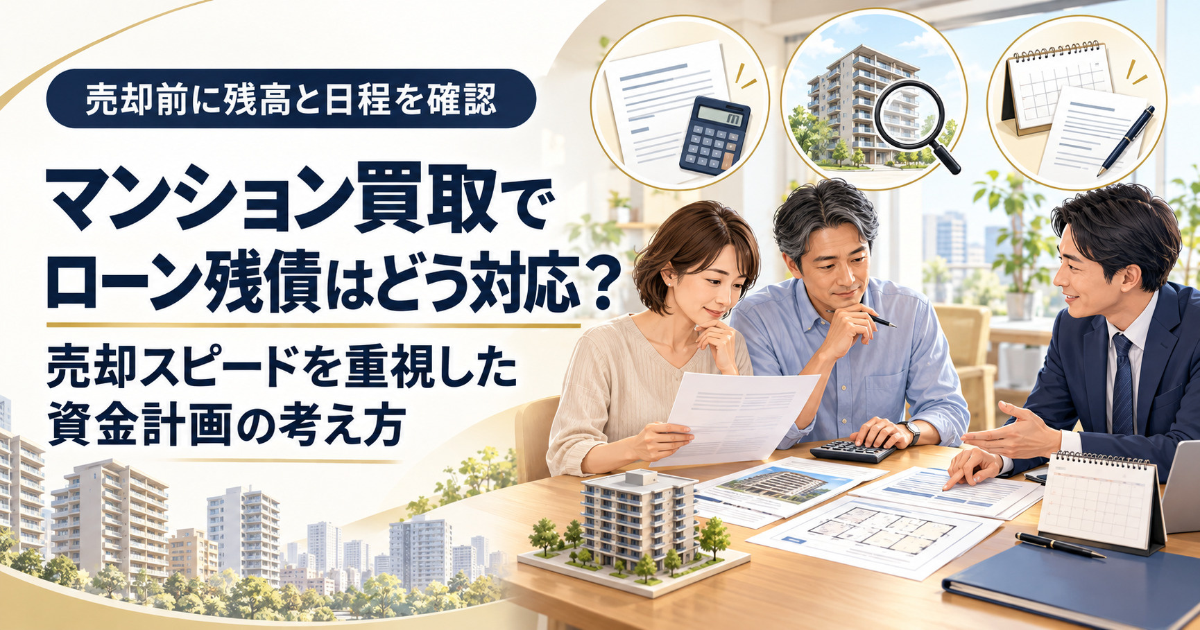 マンション買取でローン残債はどう対応？売却スピード重視の資金...の画像