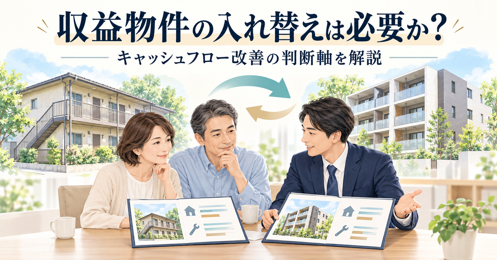 収益物件の入れ替えは必要か？キャッシュフロー改善の判断軸を解...の画像