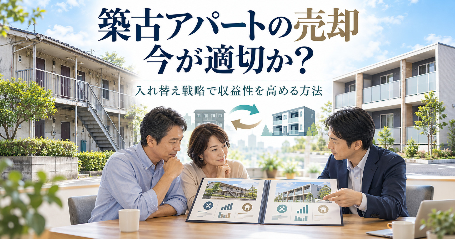 築古アパートの売却は今が適切か？入れ替え戦略で収益性を高める...の画像