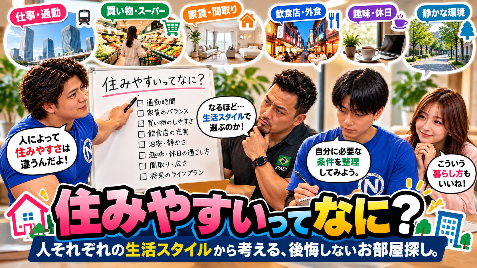 住みやすい街とは？正解は人それぞれ！名古屋で自分に合う賃貸・...の画像