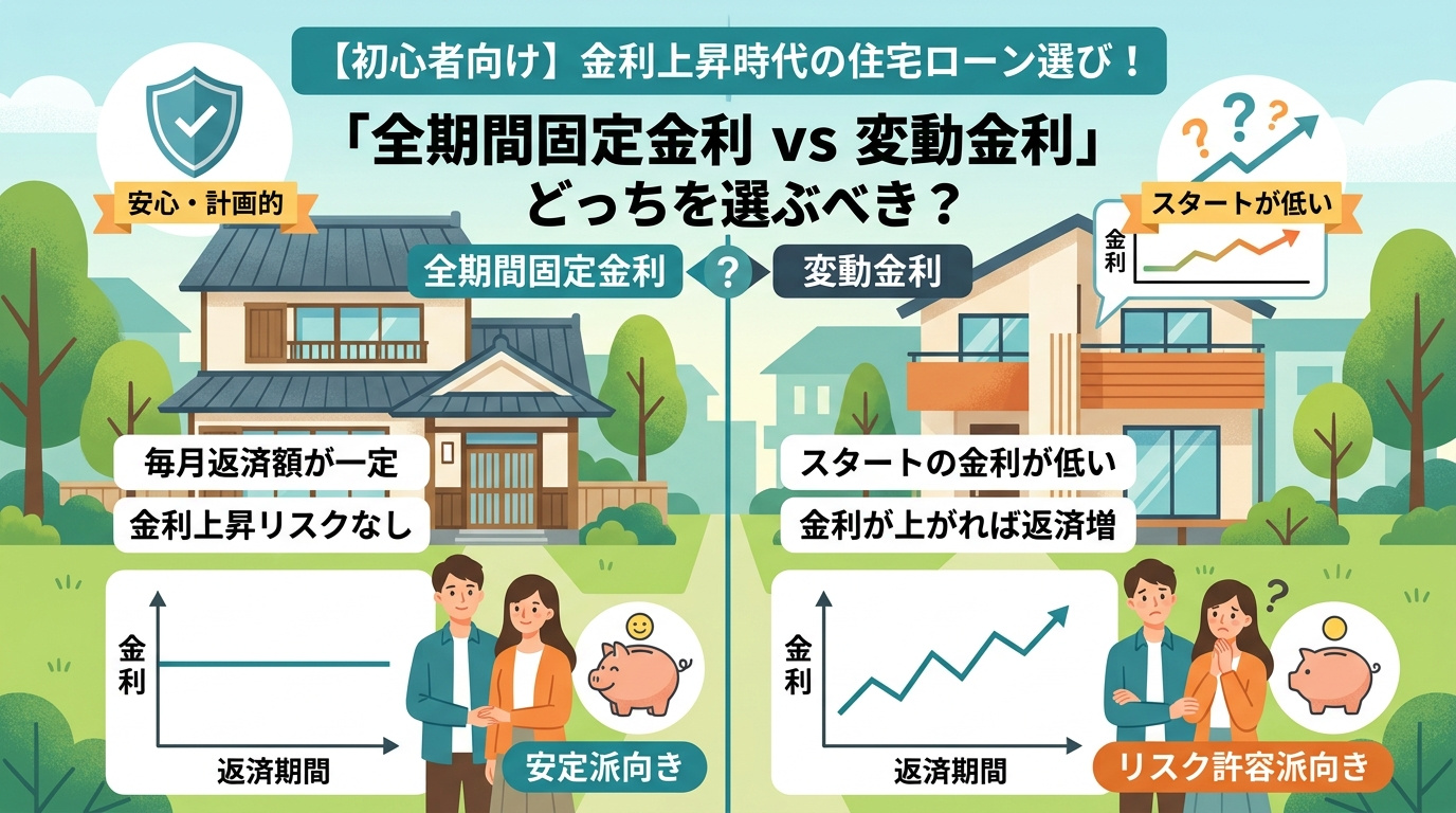【知っておきたい不動産基礎】金利上昇時代の住宅ローン選び！「...の画像