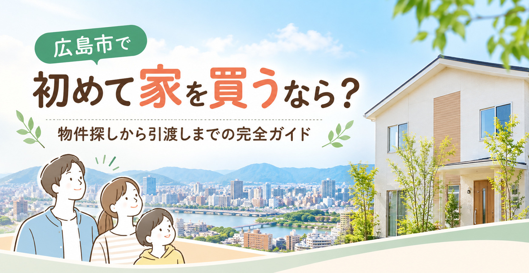 広島市で初めて家を買うなら？物件探しから引渡しまでの完全ガイ...の画像