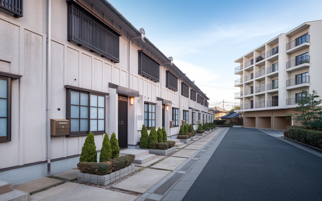 城東区古市の長屋と集合住宅の違いは？売却前に知りたい評価と価...の画像