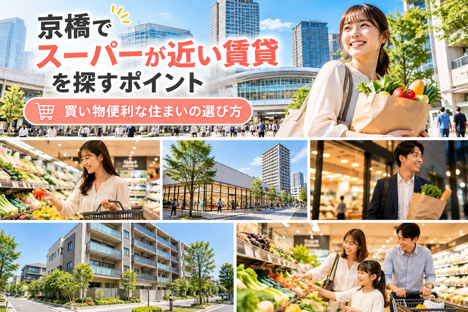 【2026年版】京橋でスーパーが近い賃貸の探し方｜買い物便利...の画像