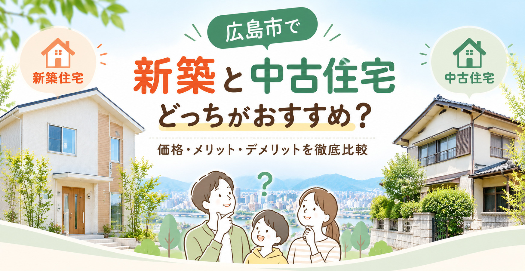 新築と中古住宅どっちがおすすめ？価格・メリット・デメリットを...の画像