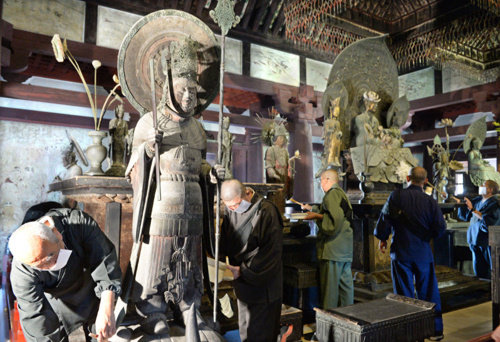 奈良県イベント情報♪法隆寺　お身ぬぐい♪の画像