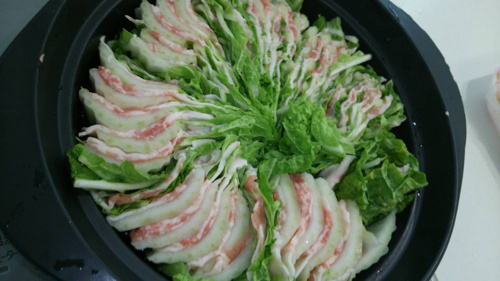 白菜鍋ランチの画像