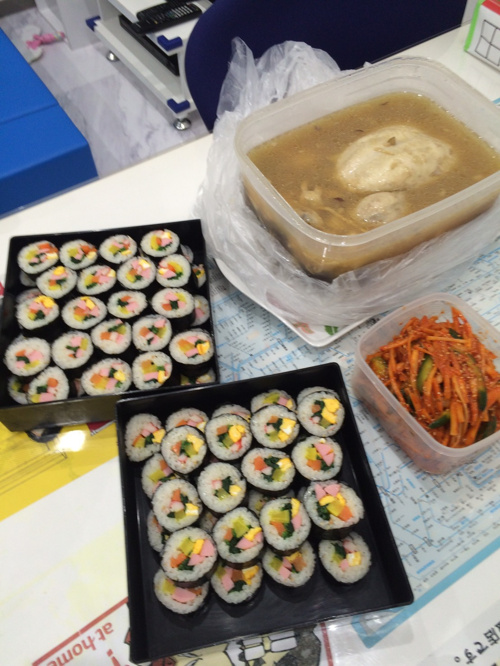 韓国料理でプチ新年会の画像