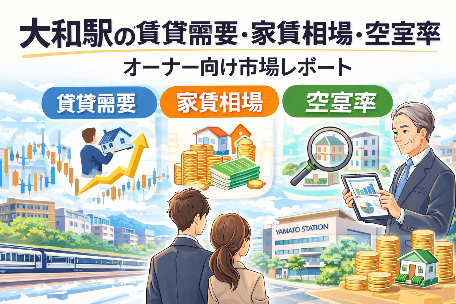 大和駅の賃貸需要・家賃相場・空室率を解説｜オーナー向け市場レ...の画像