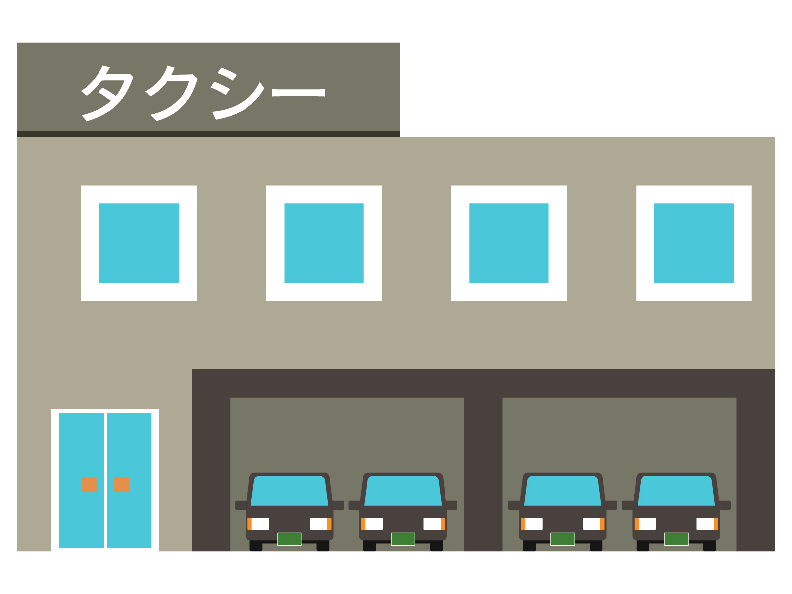 石和温泉駅北口タクシー乗り場